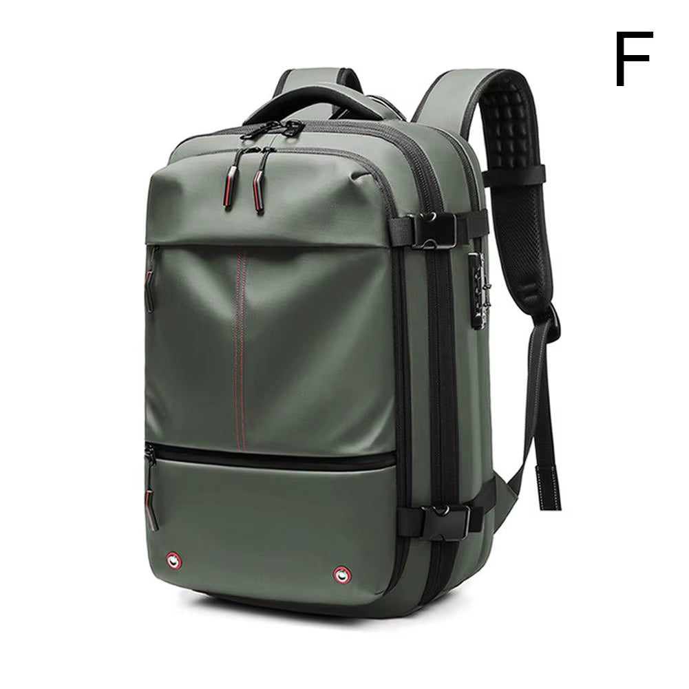 Travel Men Laptop Backpack Vacuum Compression Backpack Business Large Capacity School Backpack Expand Outdoor Backpack